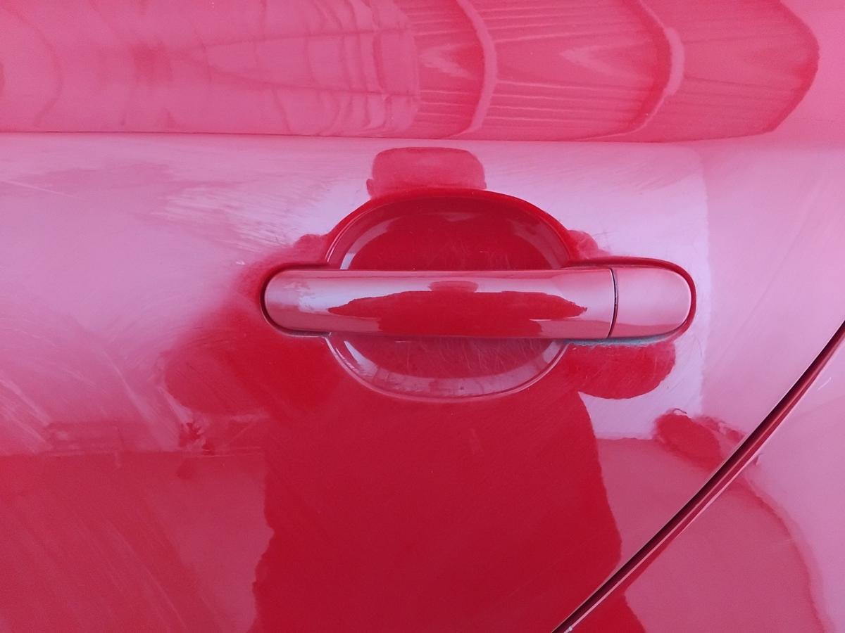 Skoda Fabia 2 5J Tür hinten links corridarot 8151 5türig Fließheck Mängel BJ2009 Skoda Fabia 2 5J Tür hinten links corridarot 8151 5türig Fließheck Mängel BJ2009