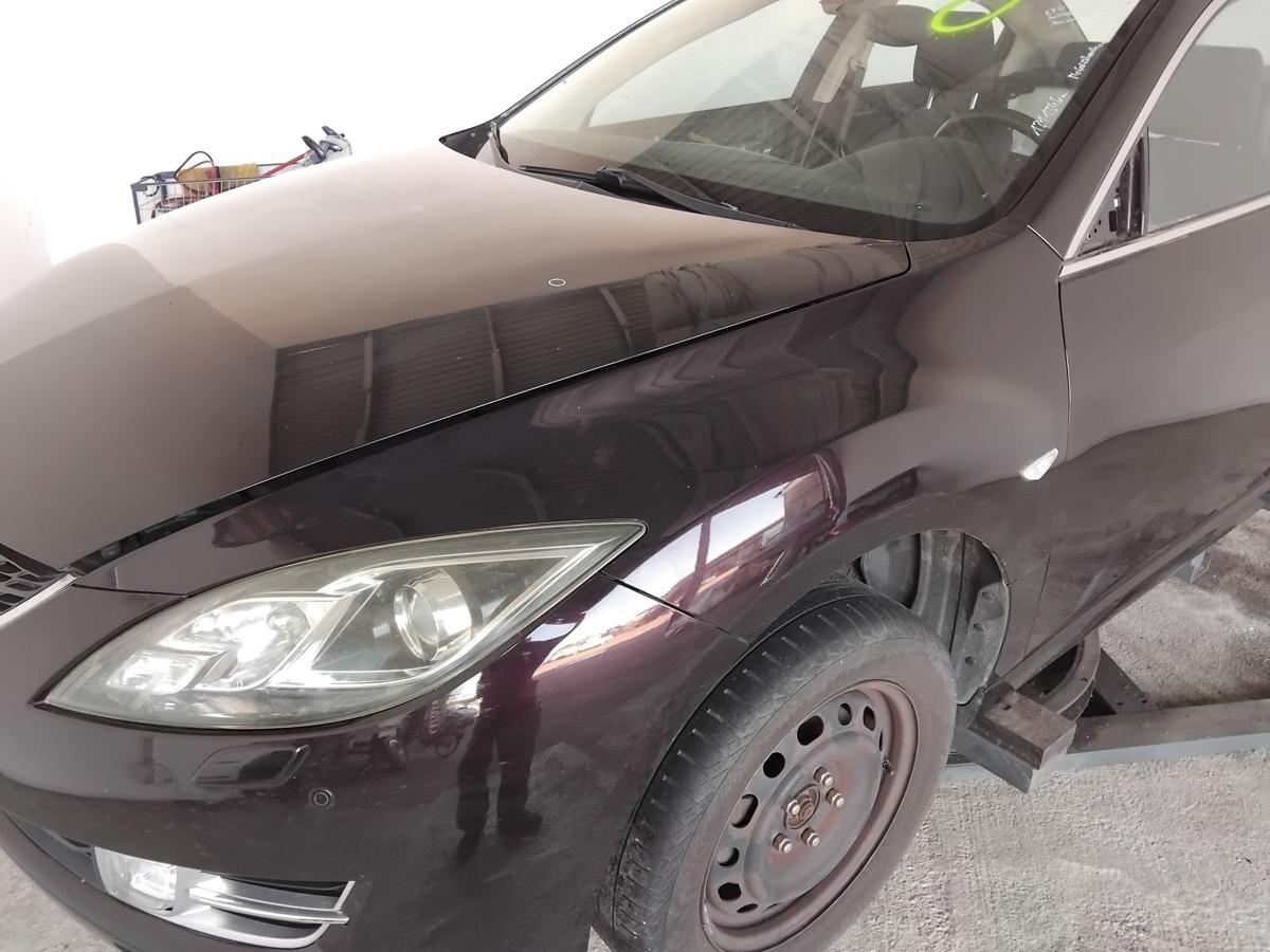 Mazda 6 II GH original Kotfl&uuml;gel vorn links weinrotmetallic BJ2010