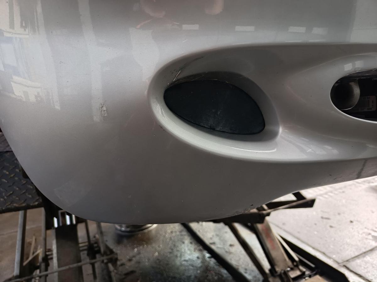 Mercedes W168 Mopf original Sto&szlig;stange F&auml;nger vorn Front 761 Polarsilber Bj 2001