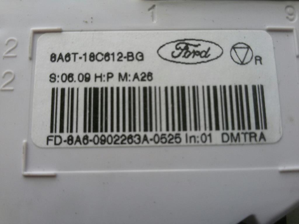 Ford Fiesta 8A6T18C612BG Heizungsbetätigung Klimaautomatik 1.25 44kw STJA BJ2009