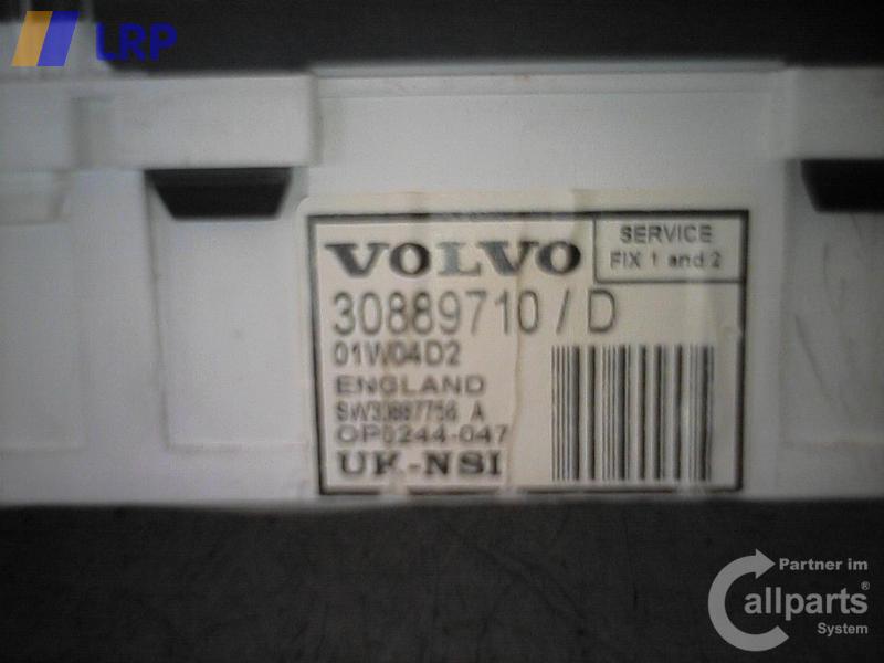 Volvo V40 Tacho Kombiinstrument 30889710D BJ2001