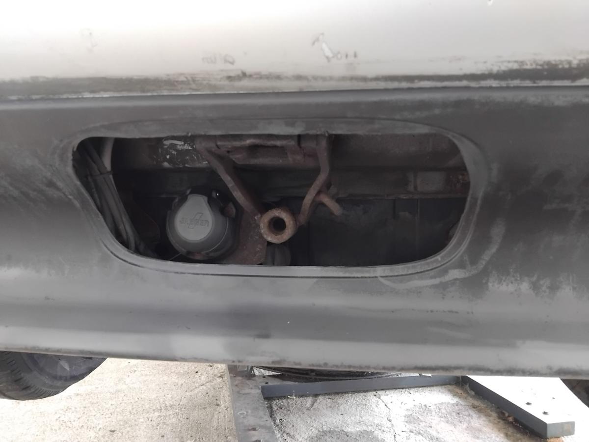 BMW X5 E53 orig Sto&szlig;f&auml;nger Sto&szlig;stange hinten f&uuml;r Gasauto BJ2000 PDC titansilber