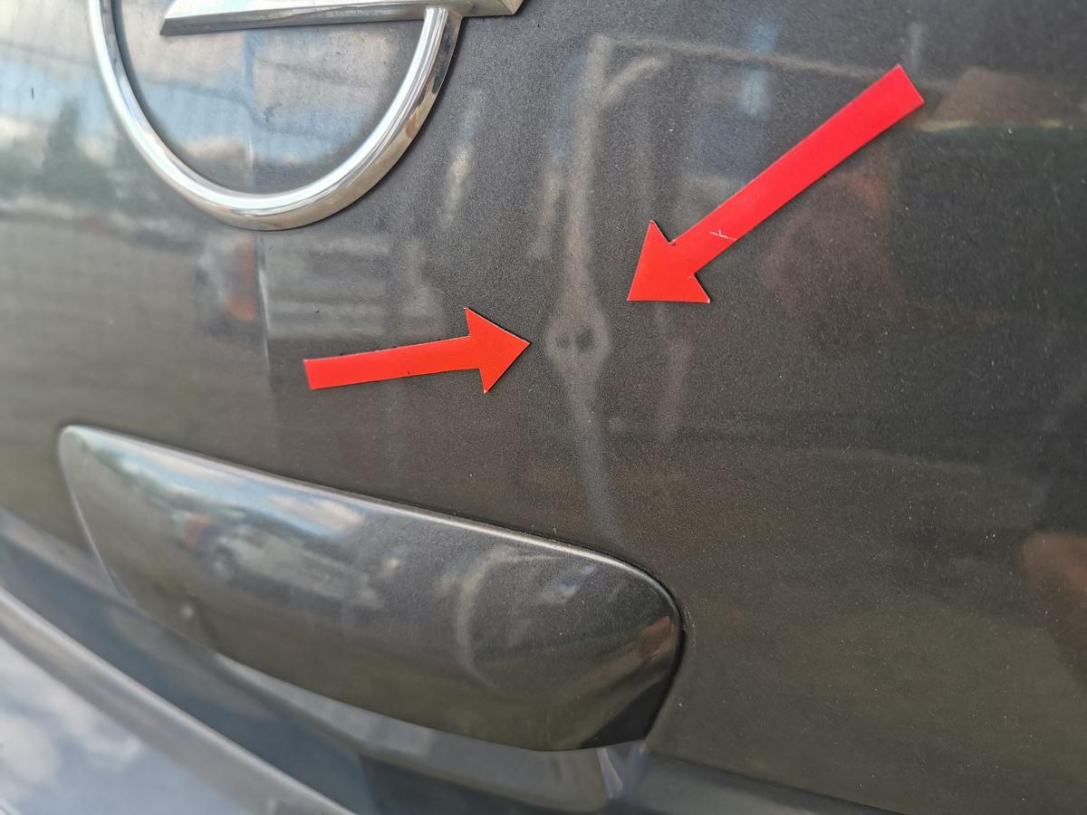 Opel Corsa D Heckklappe Klappe Deckel hinten Z177 Karbongraumet 3 Türer Rohbau