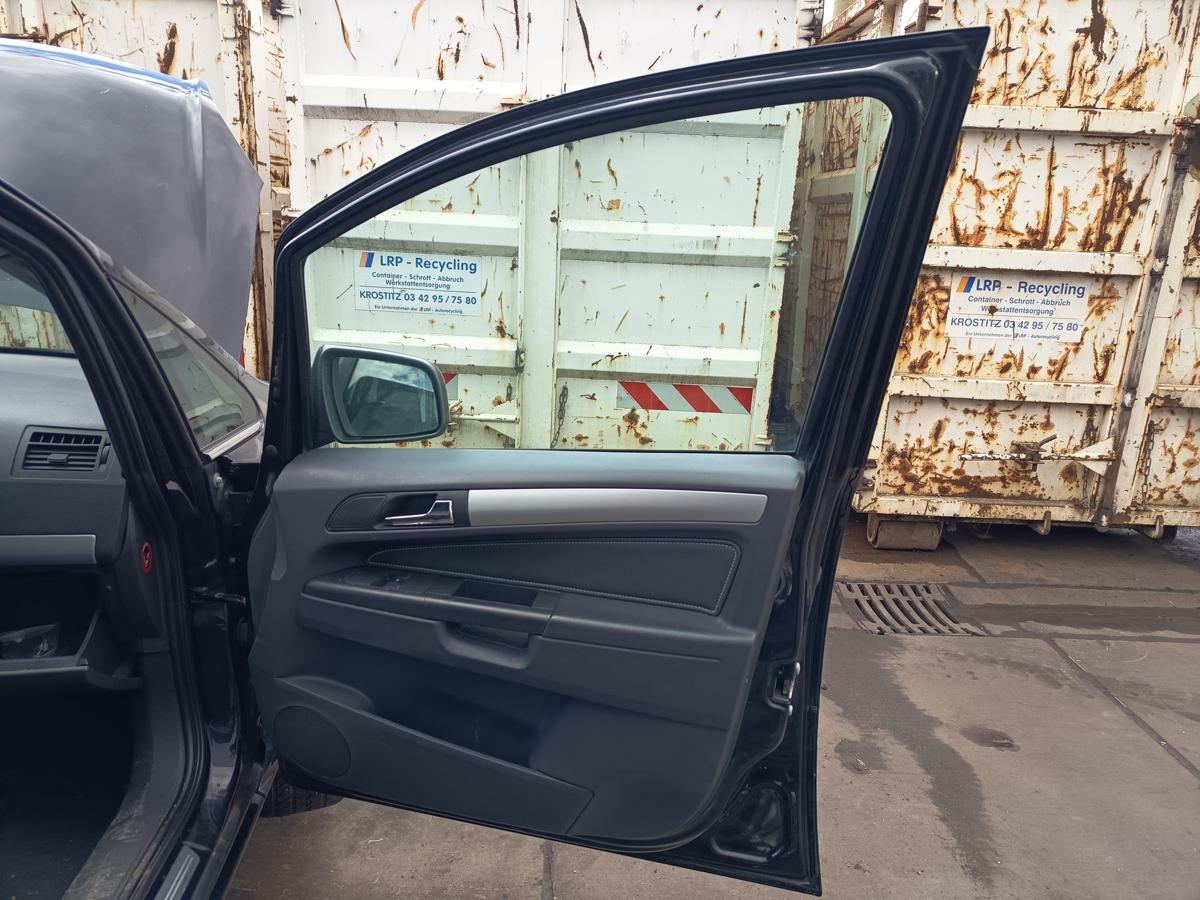 Opel Zafira B original T&uuml;r vorne rechts Z20R Saphirschwarz Baujahr 2011