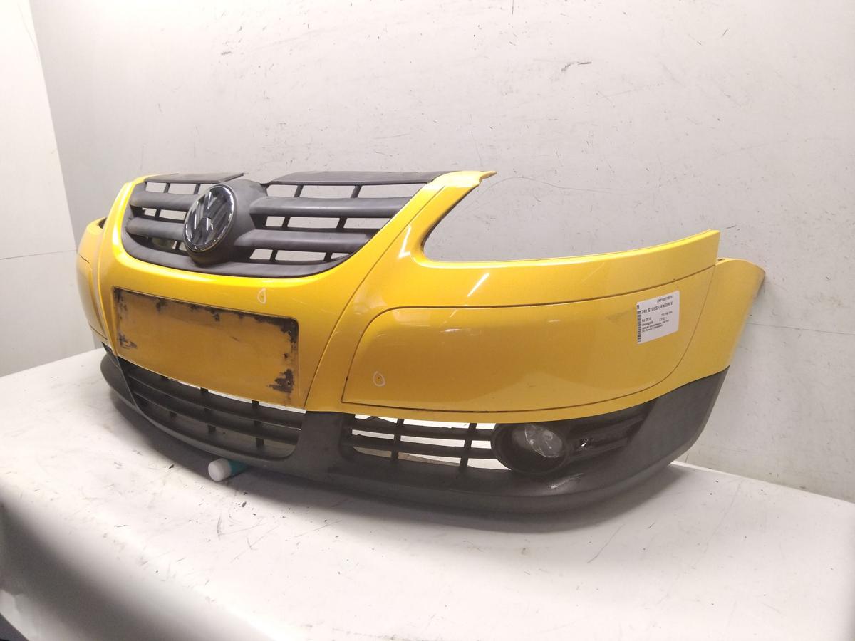 VW Fox 5Z original Sto&szlig;f&auml;nger Sto&szlig;stange vorn imolagelb LY1C Bj.2010