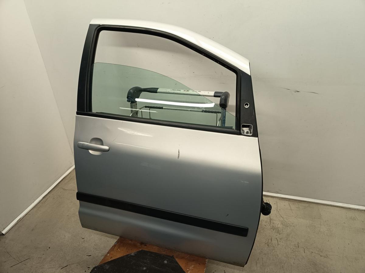 Seat Alhambra original T&uuml;r vorn rechts Front B7Z Satinsilber Bj 2003
