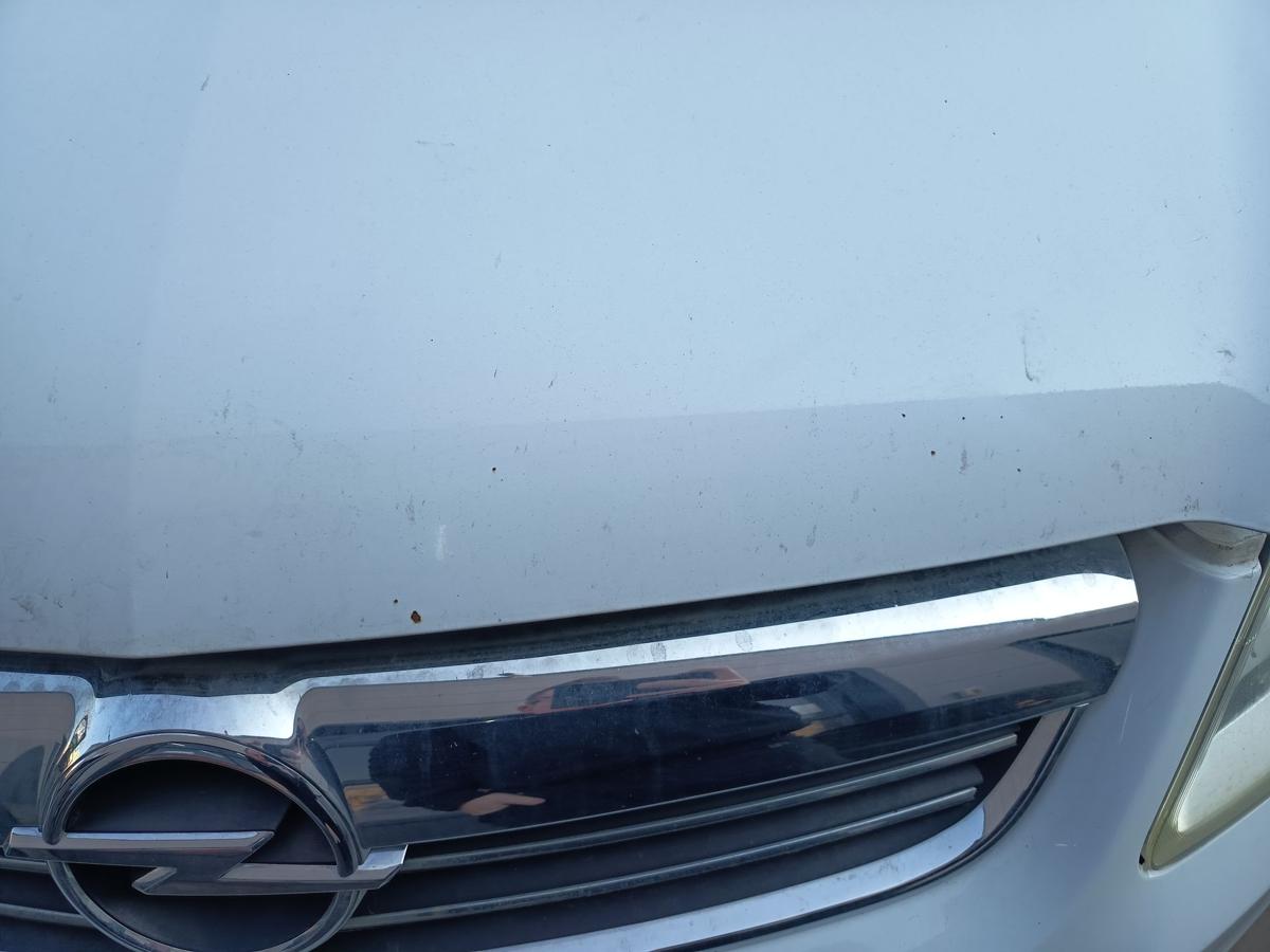 Opel Zafira B original Motorhaube Deckel vorne Z40R Weiss Baujahr 2009