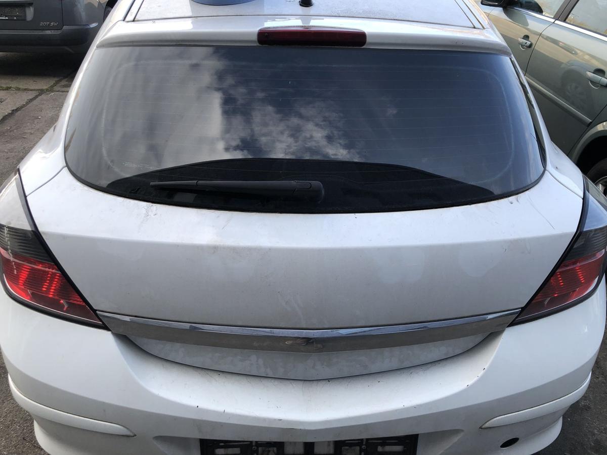 Opel Astra H GTC Heckklappe mit Heckscheibe Heckdeckel Kofferklappe 10U weiss