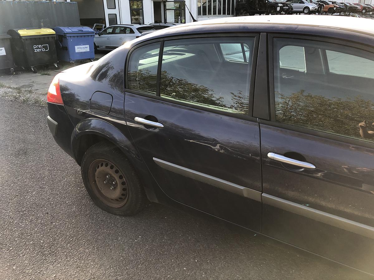 Renault Megane 2 Limo 03-06 Tür hinten rechts BLAUMET. TEF43