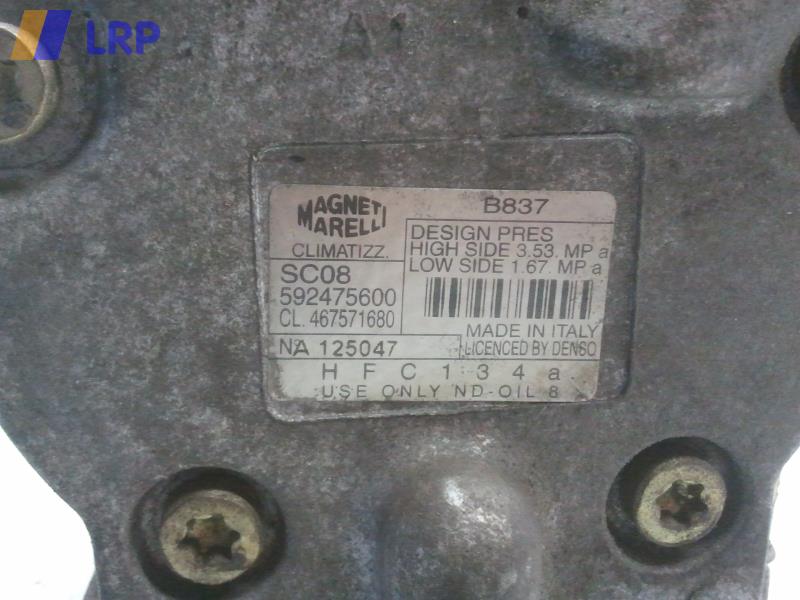 Fiat Punto 188 Klimakompressor 592475600 1.2 44kw BJ2000