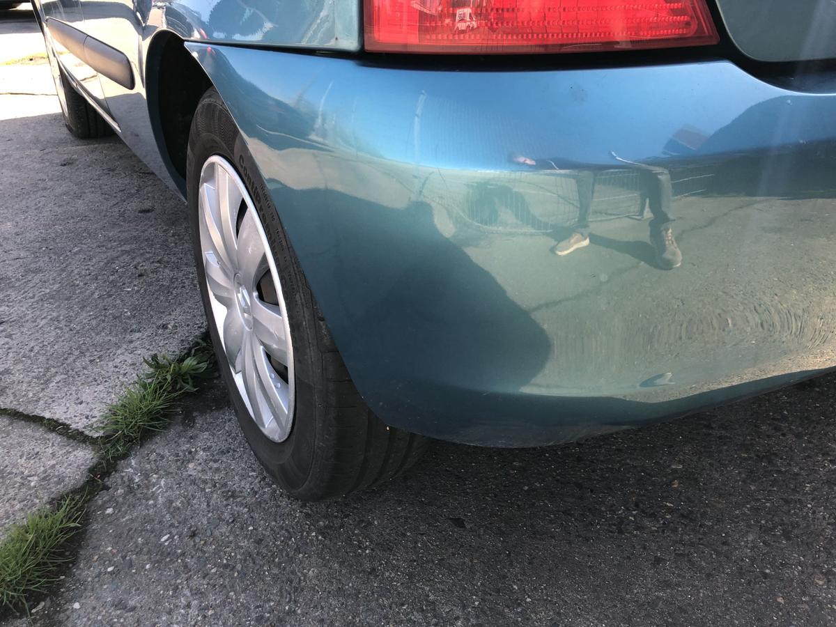 Renault Clio II 2 Campus Sto&szlig;f&auml;nger hinten Hecksch&uuml;rze TEF47 Blau Cyclade