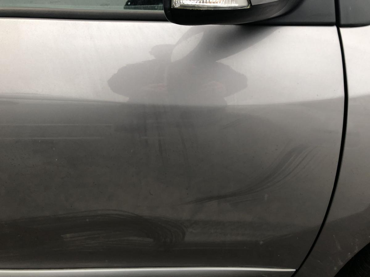 Renault Megane III 3 T&uuml;r vorn rechts Beifahrert&uuml;r im Rohbau TEKNG graumet Rohbau