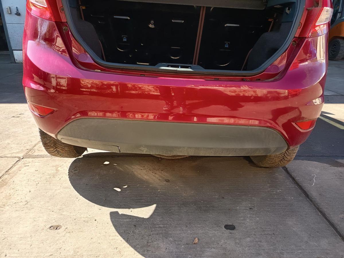 Ford Fiesta MK7 original Sto&szlig;stange hinten Hot Magenta vor Facelift Bj 2009