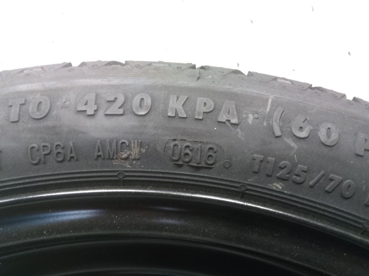 Audi A3 8P original Notrad 18 Zoll inkl. Werkzeugbox Wagenheber
