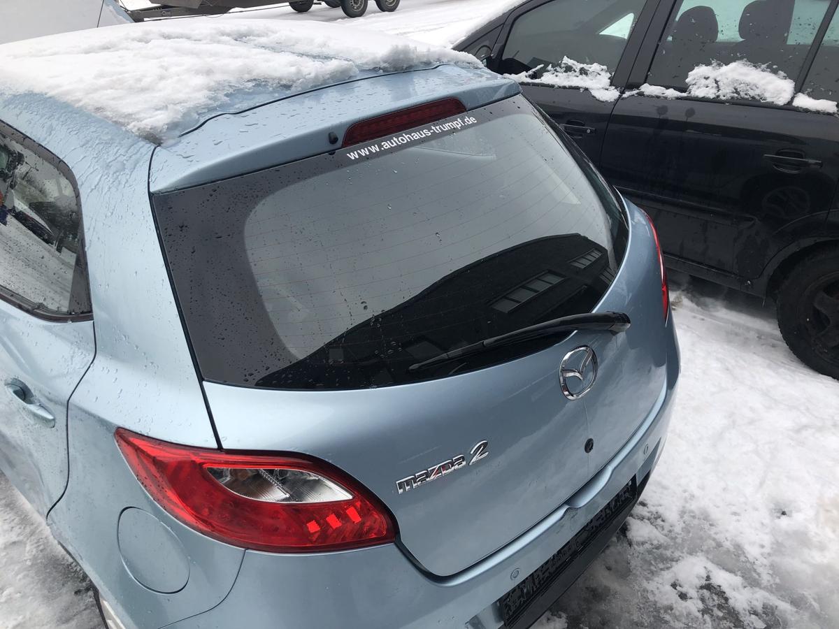 Mazda 2 Typ DE Heckklappe mit Scheibe Rohbau Kofferraumklappe 33Y Icy Blue Met