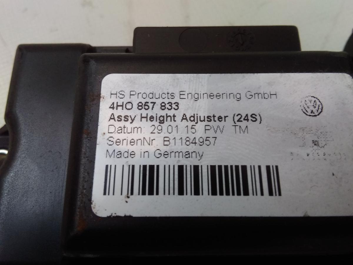 Audi A8 D4 4H orig H&ouml;henverstellung Sicherheitsgurt vorn links 4H0857833 BJ2015