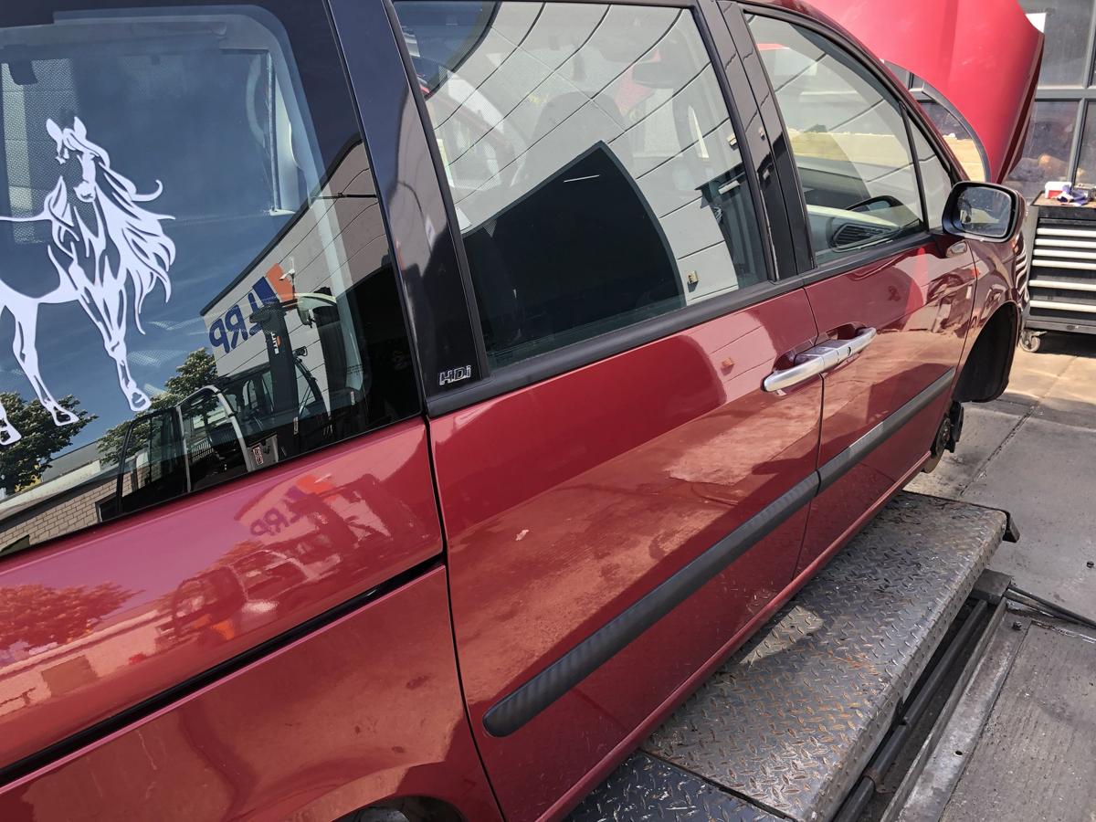 Peugeot 807 original Schiebetür hinten rechts Fond KKQ Tiefrot Bj 2004