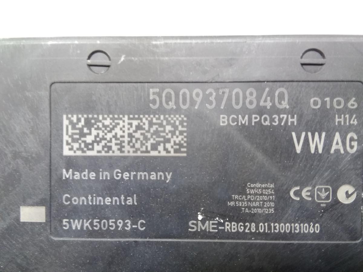 VW Golf 7 original Bordnetzsteuerger&auml;t BCM 5Q0937084Q Bj.2014