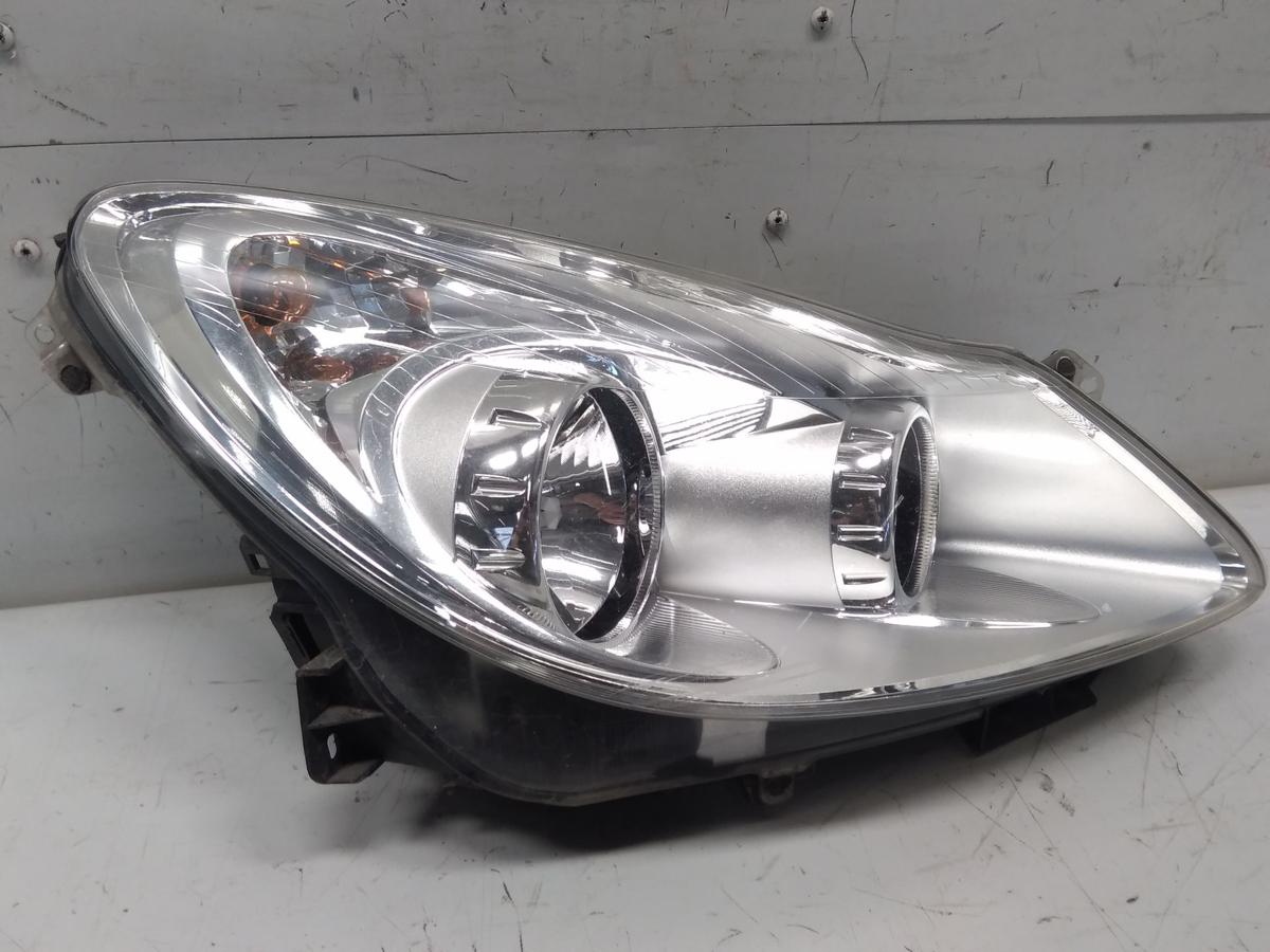 Opel Corsa D original Scheinwerfer rechts chrom Valeo Halogen mit LWR BJ2006