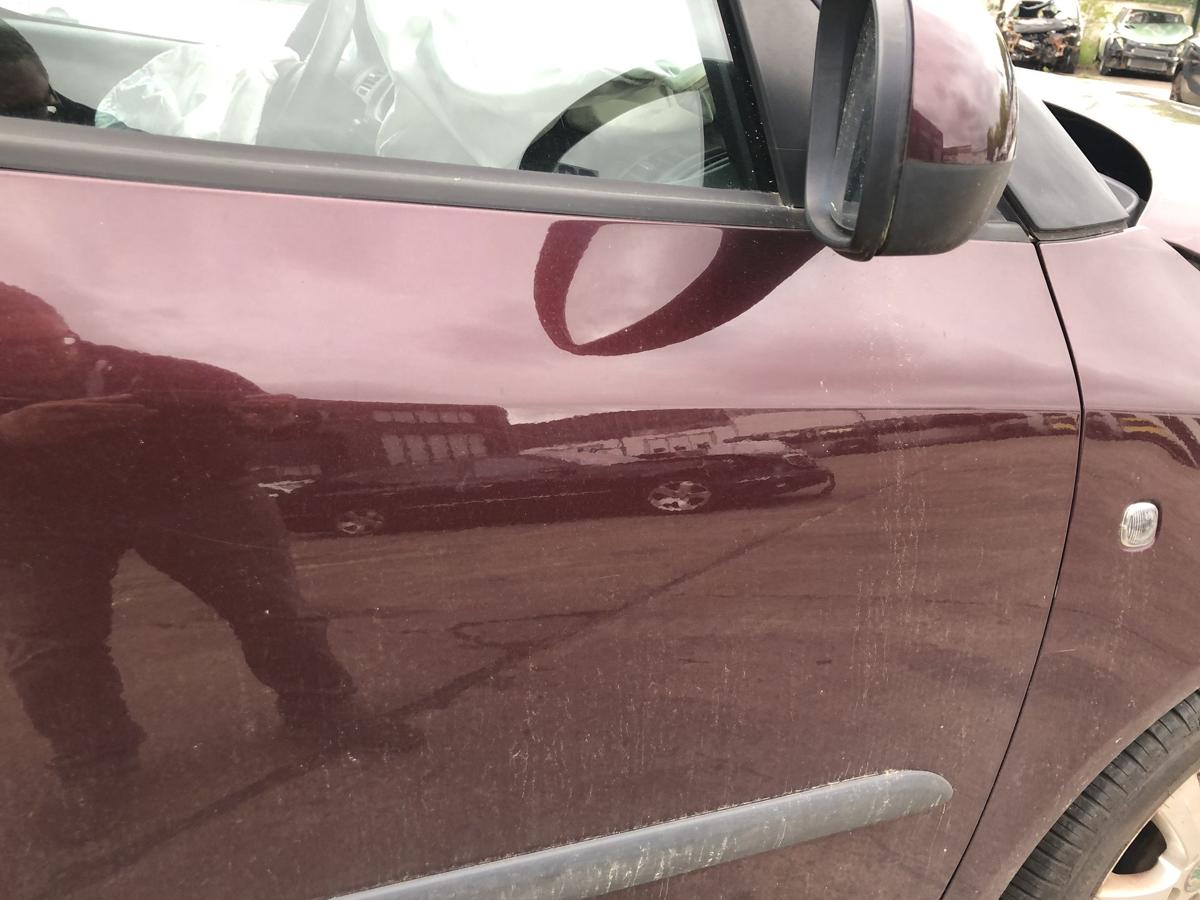 Skoda Roomster 5J T&uuml;r vorn rechts Beifahrert&uuml;r im Rohbau LF3X Rosso Brunello