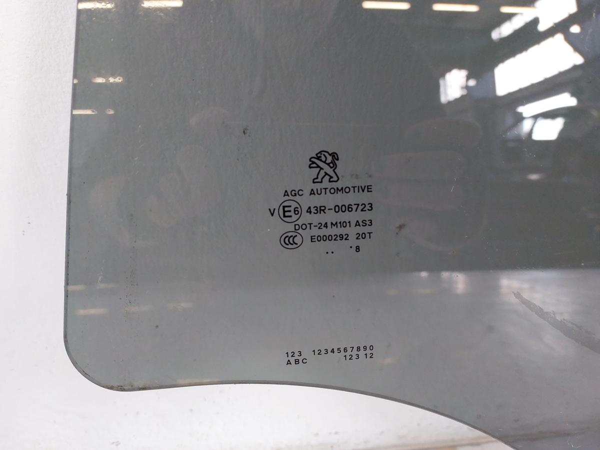 Peugeot 2008 I CU ab16 Seitenscheibe hinten links Türscheibe Werkstönung