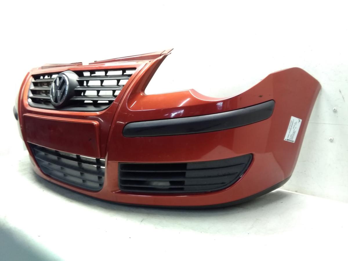 VW Polo 9N3 original Stoßstange Stoßfänger vorn copperorangemet. LA2W BJ2006