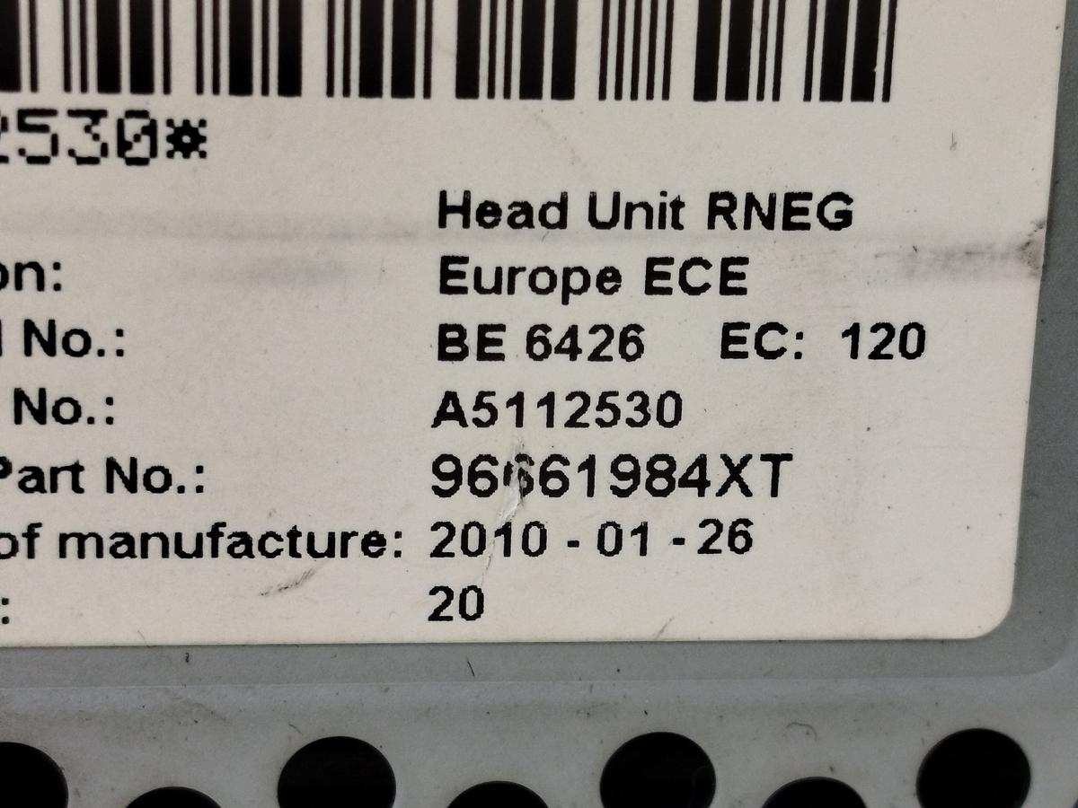 Citroen DS3 Sport Chic Radio Navigationssystem BE6426 Bluetooth OEM Autoradio