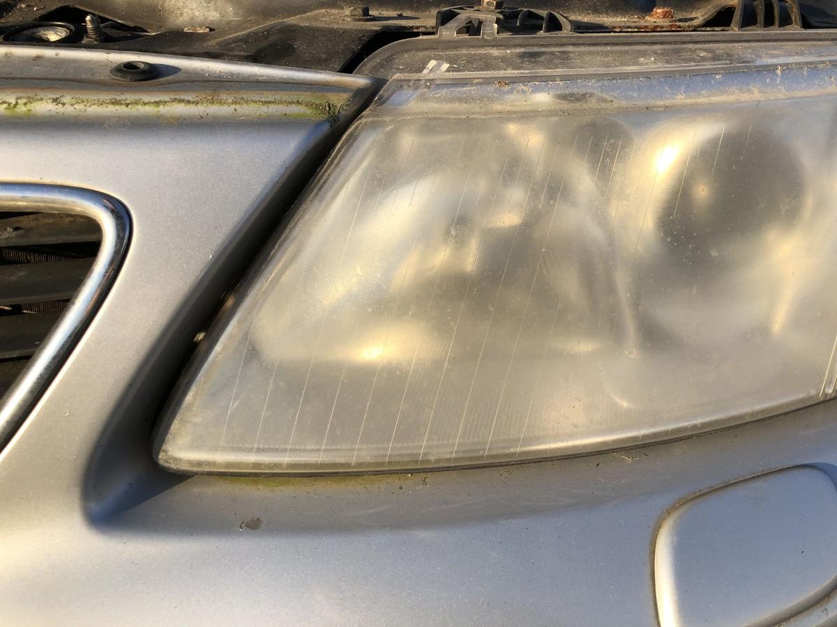 Saab 9-3 Typ YS3F Scheinwerfer links Xenon tr&uuml;b Frontscheinwerfer Licht vorne