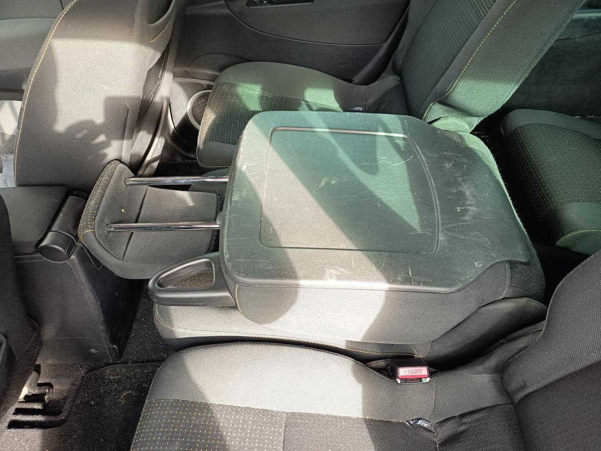 Renault Grand Scenic 3 original R&uuml;cksitz mitte Reihe 2 Stoff grau Bj 2009