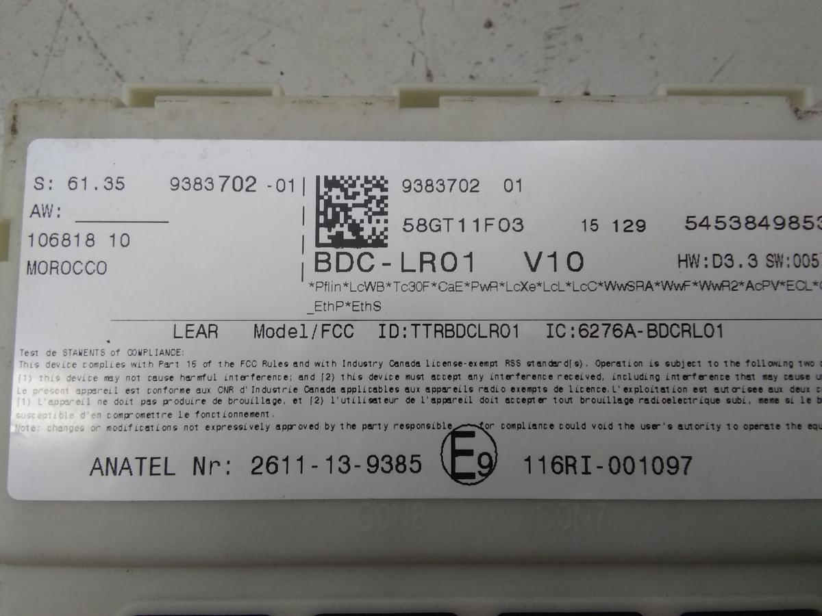 BMW i3 original Body Domain Controller Steuergerät BDC 61359383702 Bj.2015