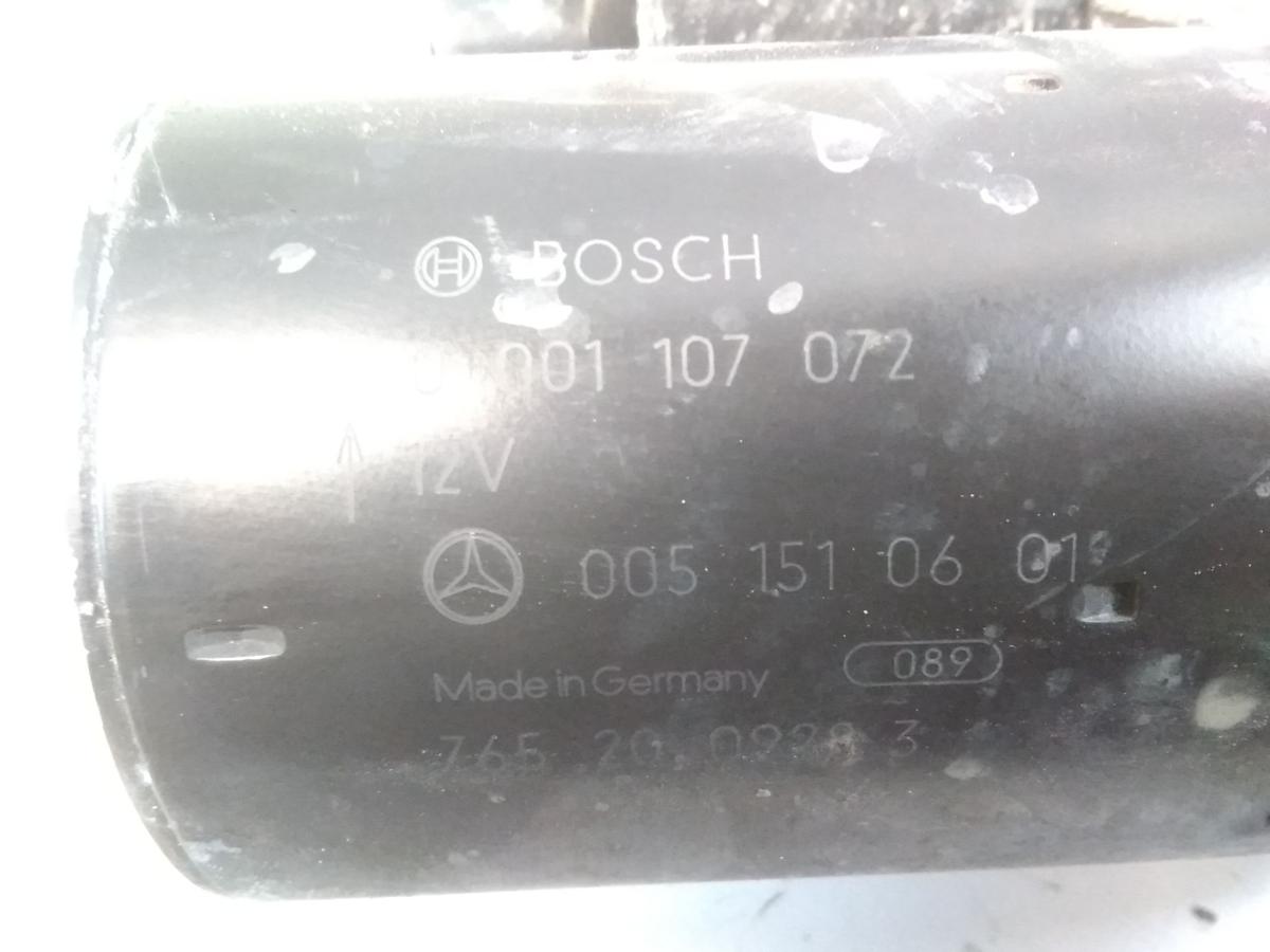 Mercedes SLK R170 original Anlasser Starter 2.0 100kw Bosch BJ1997 0051510601
