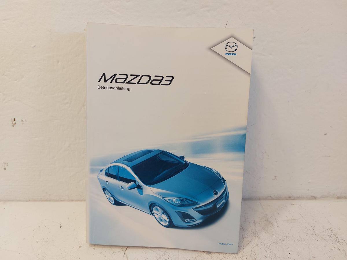Mazda 3 BL Bordbuch Bordmappe Bedienungsanleitung Anleitung Gebrauchsanweisung