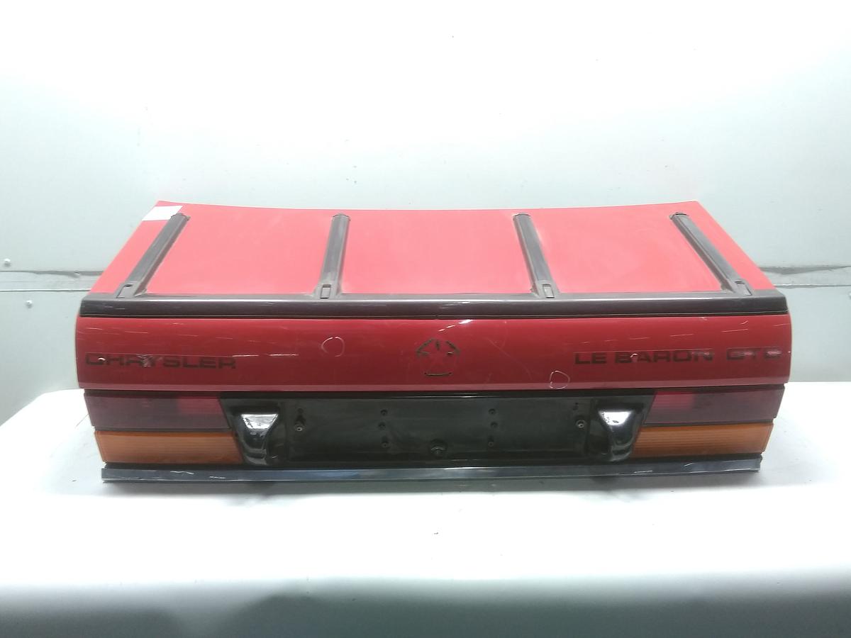 Chrysler LeBaron Cabrio Heckklappe Heckdeckel rot BJ1990