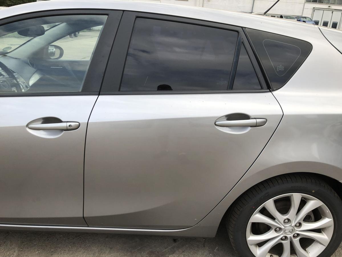 Mazda 3 Typ BL Tür hinten links Fondtür im Rohbau 5trg 38P Liquid Silver Met