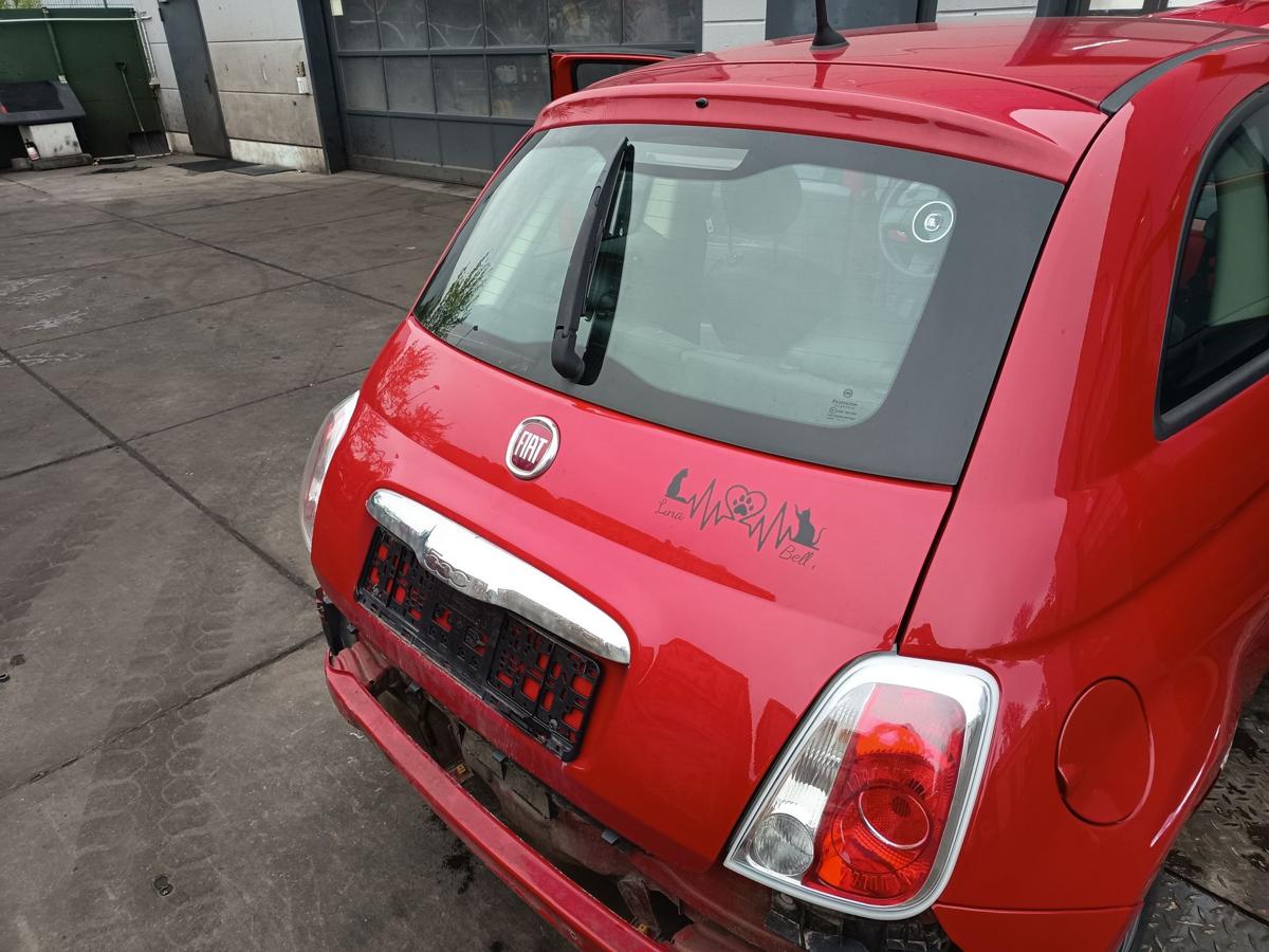 Fiat 500 original Heckklappe mit Scheibe Deckel hinten 111/A Rosso Bj 2012