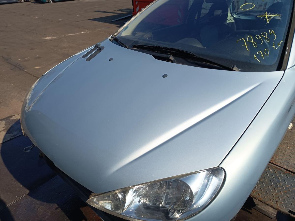 Peugeot 206 original Motorhaube Klappe Deckel vorn Front EYL Islandgrau Bj 2006