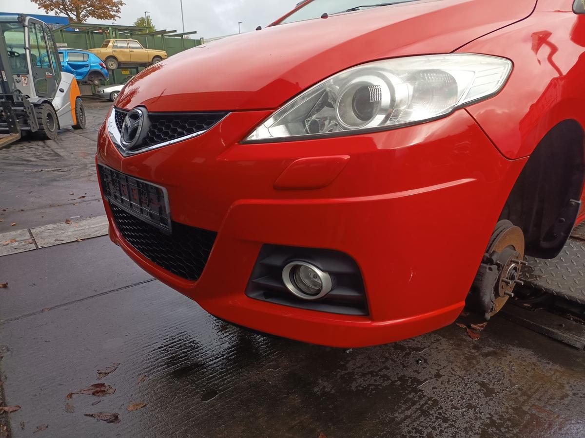 Mazda 5 CR orig Stoßstange vorn Stoßfänger SRA rot ab 2008 Mazda 5 CR orig Stoßstange vorn Stoßfänger SRA rot ab 2008