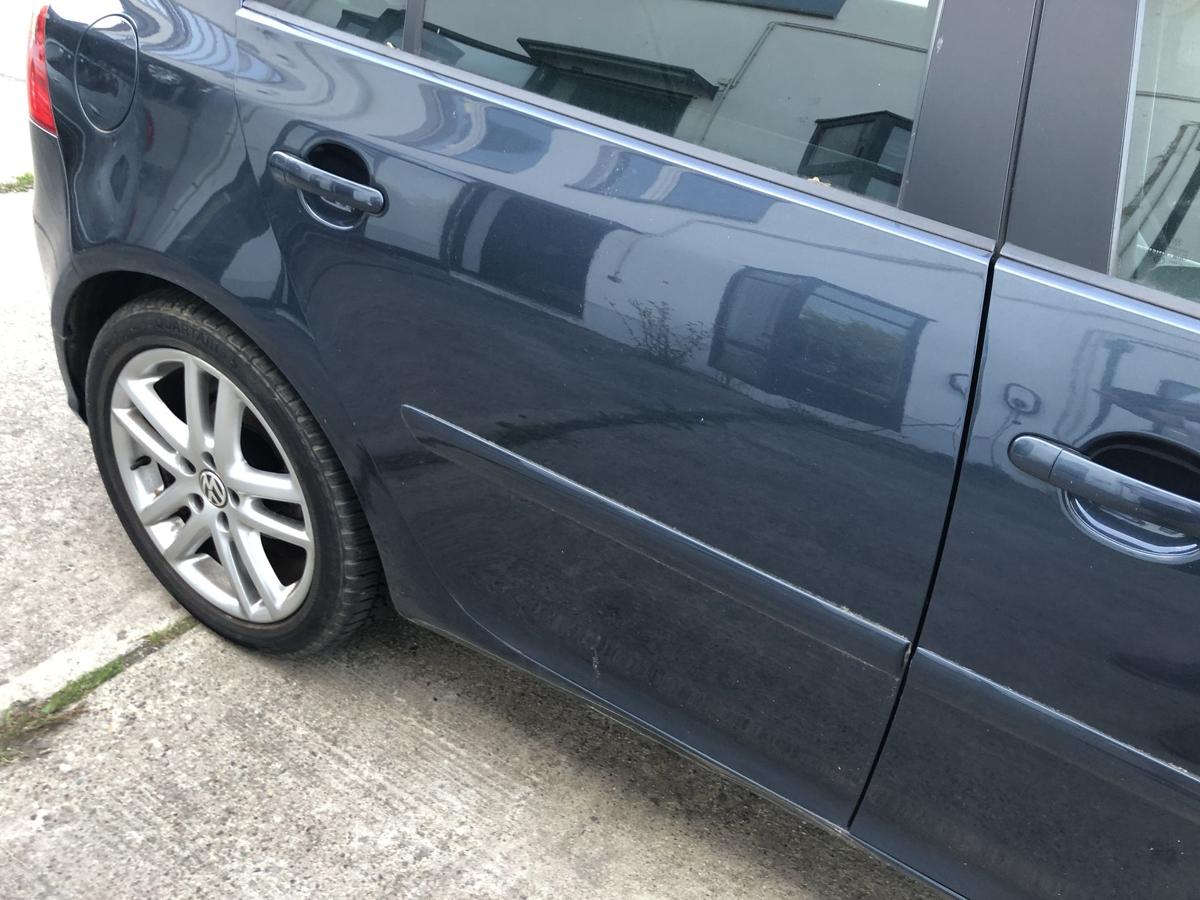 VW Golf 5 V 1K T&uuml;r hinten rechts Fondt&uuml;r LC5F Blue Graphit Metallic
