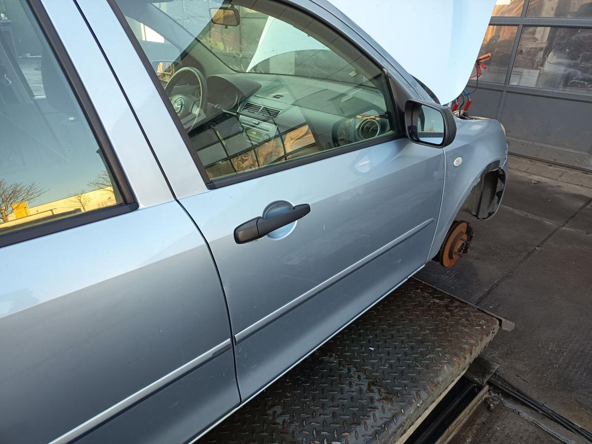 Mazda 2 original T&uuml;r vorn rechts Beifahrer 27P Arktikblau Bj 2004
