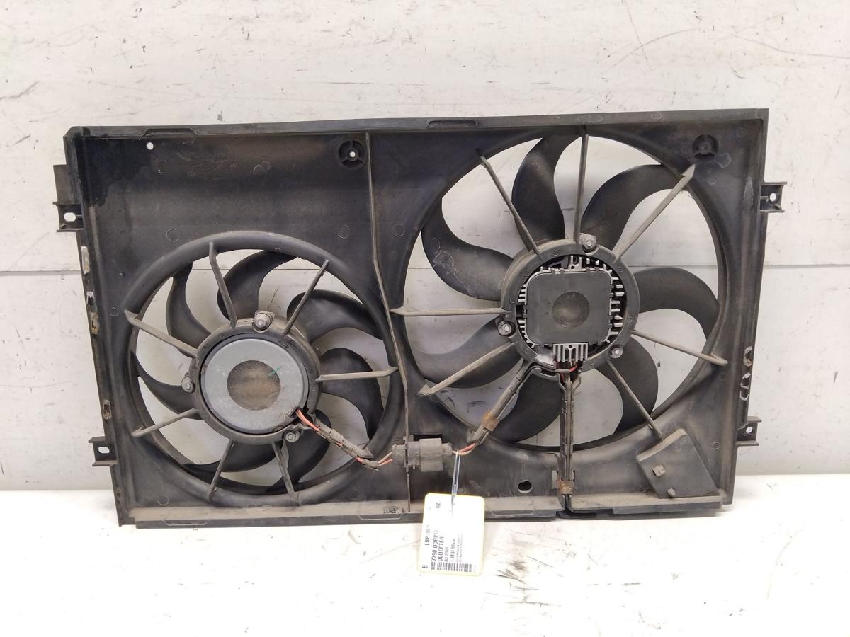 VW Passat 3C B6 original Doppel-Elektrol&uuml;fter mit Zarge 1.4TSI 90kw CAXA Bj.2010