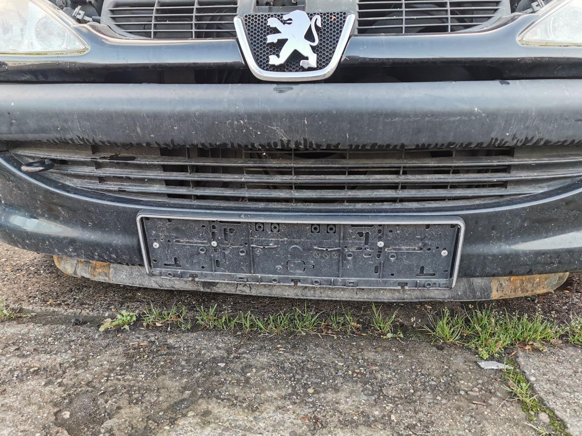 Peugeot 206 CC Stossf&auml;nger Stossstange Bumper vorn NSW SRA EXY Onyxschwarz