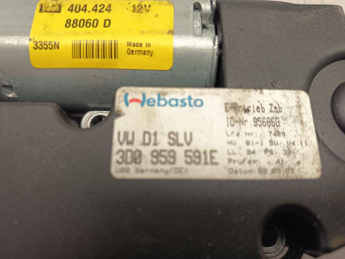 VW Phaeton 3D original Webasto Schiebedachmotor 3D0959591E Bj 2006