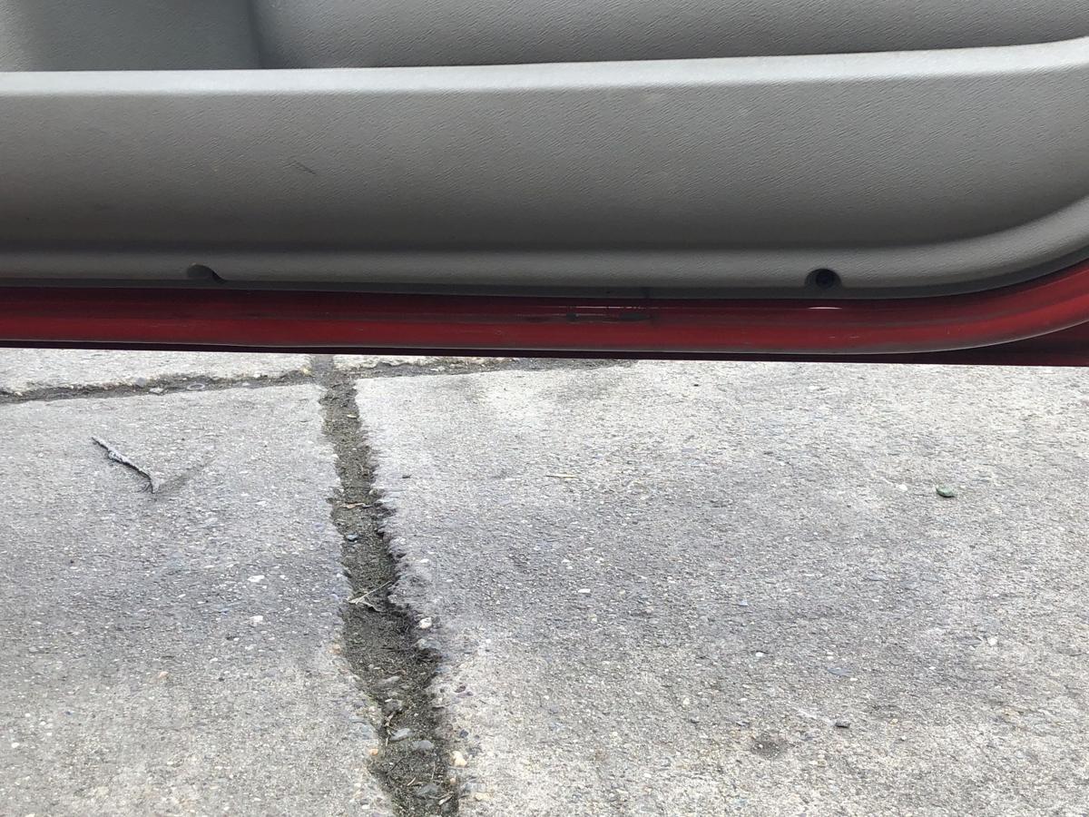 Renault Twingo 2 II T&uuml;r vorn rechts Beifahrert&uuml;r im Rohbau OV727 Spanischrot