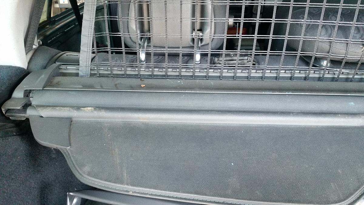 Mercedes Benz S203 Bj. 2003 vor Facelift org. Laderraumabdeckung Kofferraum Trennnetz