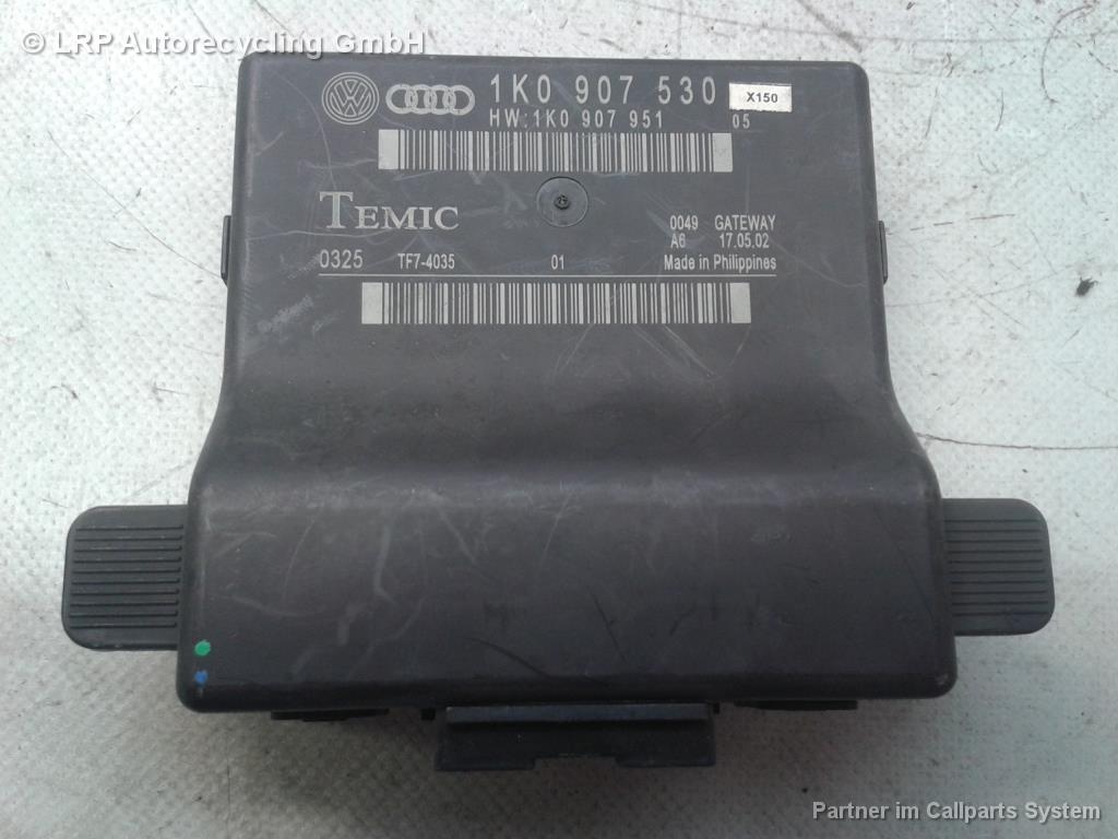 Audi A3 8P Bj.2003 Gatewaymodul Bordnetz 1K0907530 TF74035 Temic