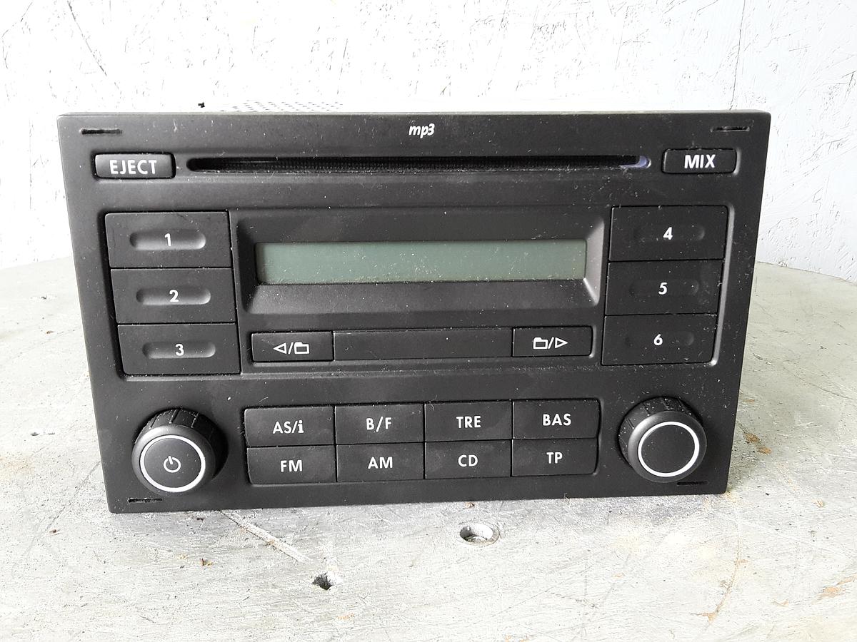VW Fox 5Z orig Radio Autoradio MP3 CD Bj 2007 7H0035152F
