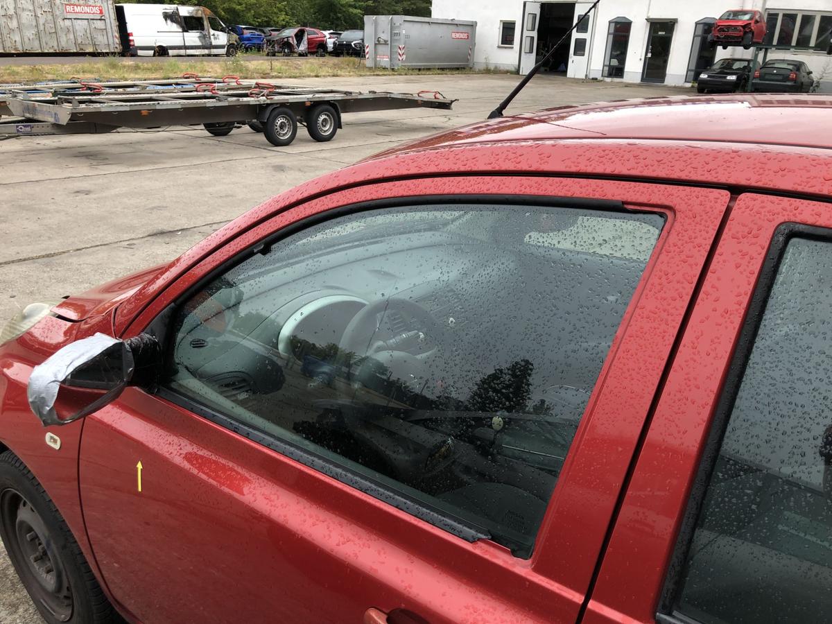 Nissan Micra K12 Tür vorn links Fahrertür 5 türer A32 Emotion Red Dellen Rohbau