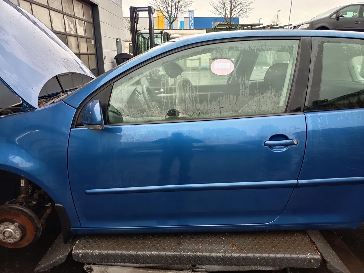 VW Golf V original T&uuml;r links Fahrer A5K Olympiablau Bj 2007