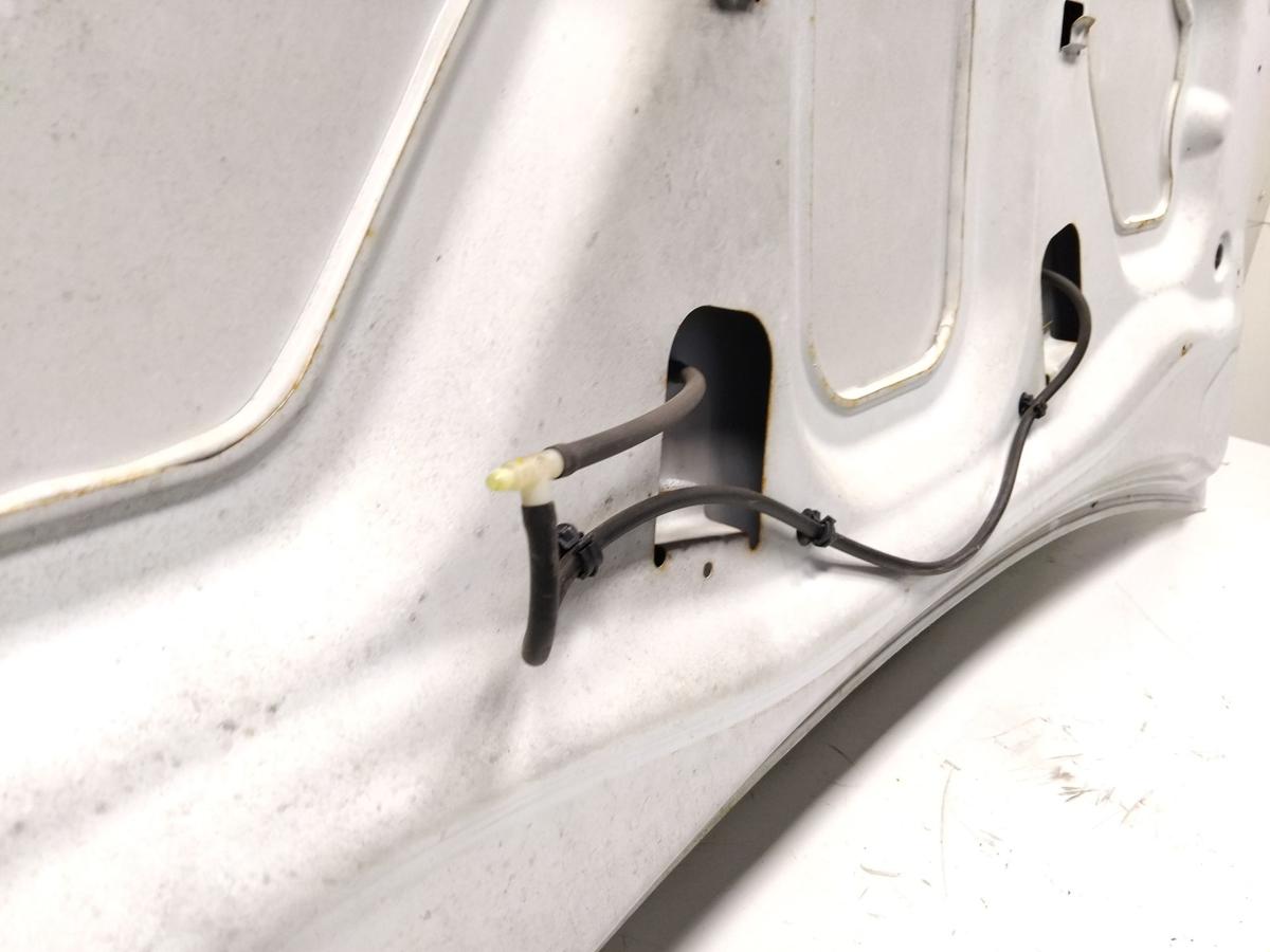 Dacia Sandero 1 original Motorhaube arktiswei&szlig; OV369 Bj.2009