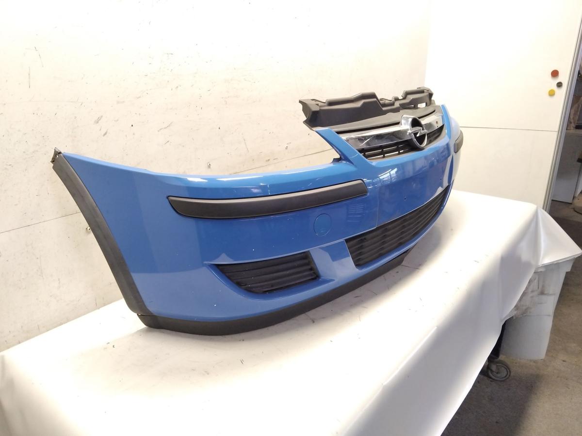 Opel Corsa C original Sto&szlig;stange Sto&szlig;f&auml;nger vorn Z20U Arubablau Facelift BJ2003